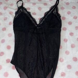 Abercrombie & Fitch Black Lace Bodysuit